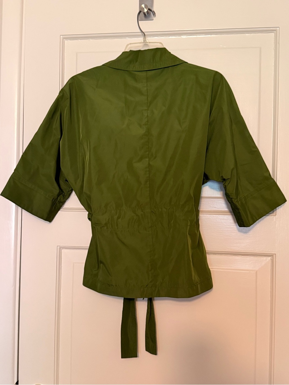 Talbots Green Drawstring Waist Jacket - Picture 3 of 6